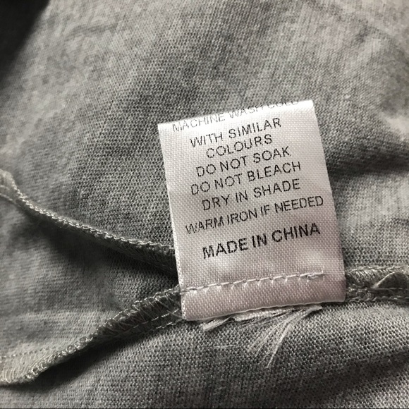 DISBEST Womens T-Shirt Size M Gray Comfy Loose - Picture 6 of 7